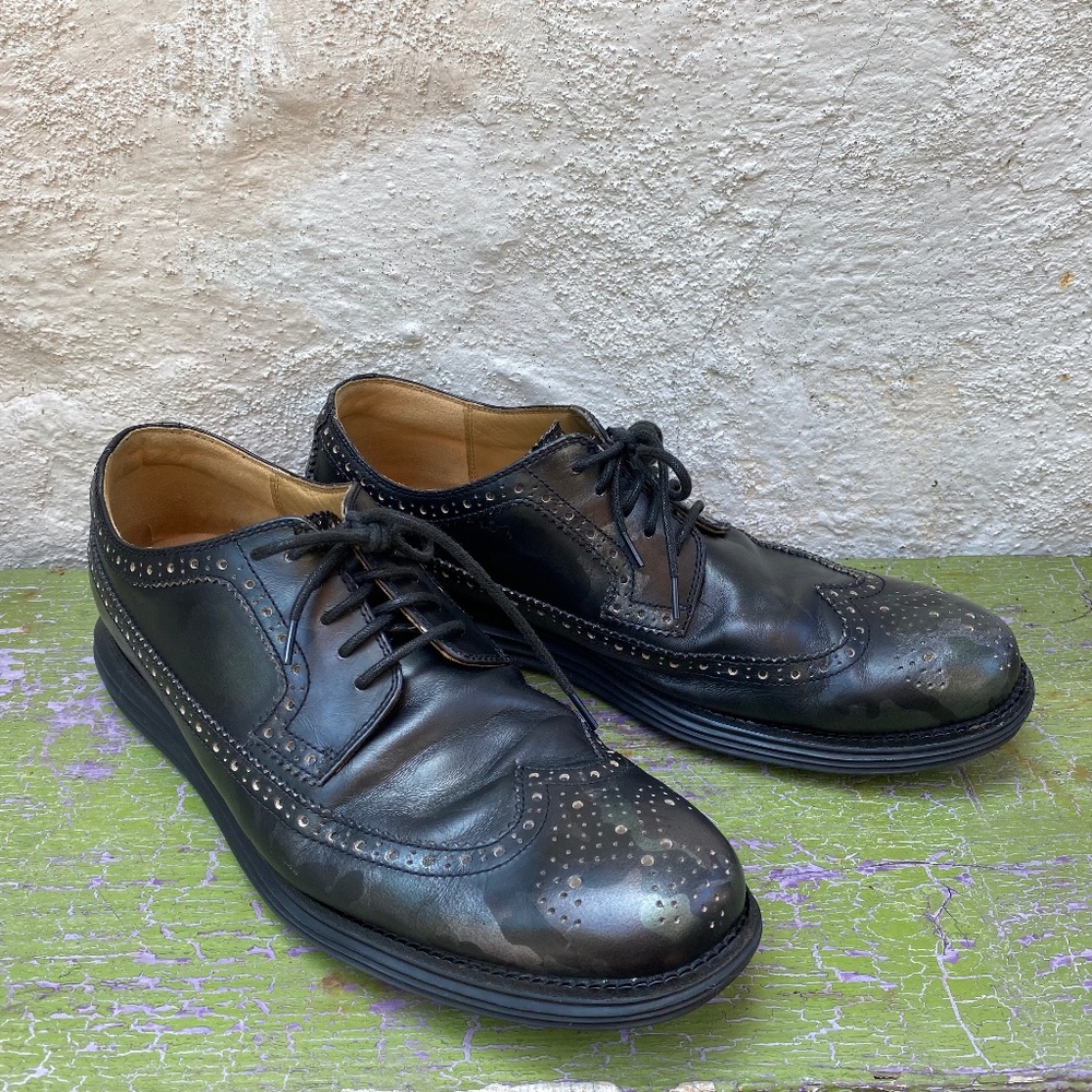 Cole Haan Men's 12 Lunargrand Black Camo Golf Shoe